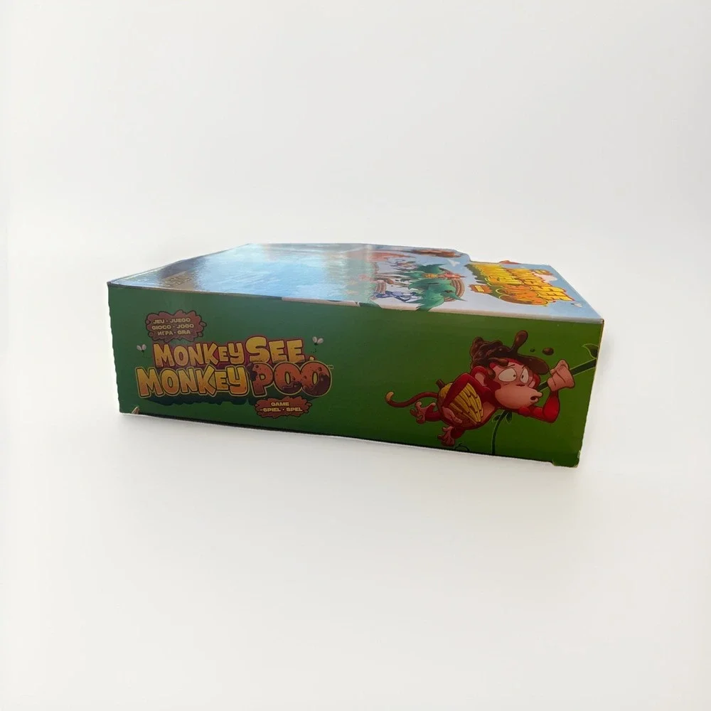 Monkey See Monkey Poo Board Game 2-4 Players Ages 4+ Banana Scent